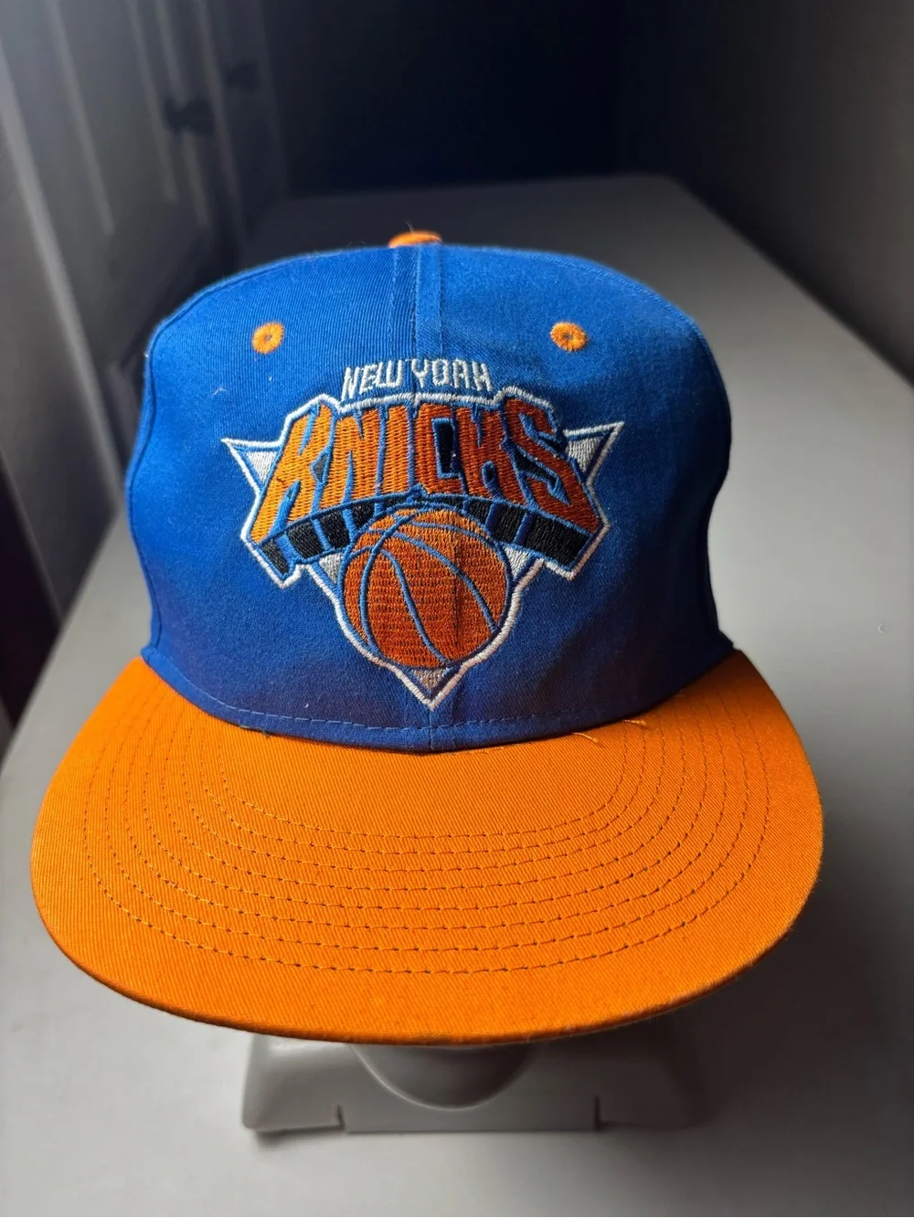 *VINTAGE* RARE NBA New York Knicks Sports Specialties TISA Snapback Hat One Size